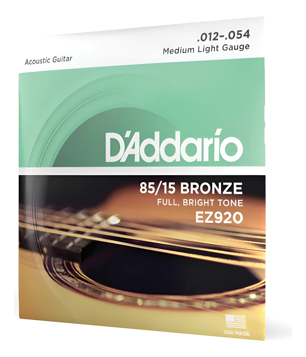 Cuerdas D’Addario EZ920 12–54 para guitarra acústica