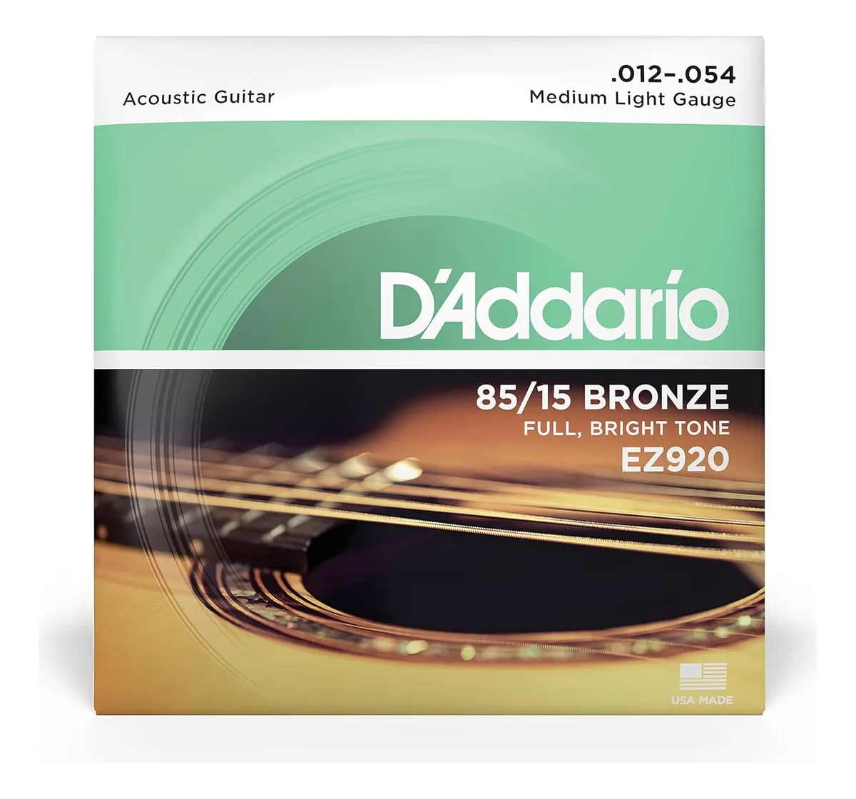Cuerdas D’Addario EZ920 12–54 para guitarra acústica