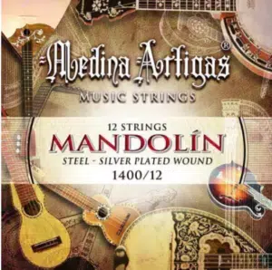 Set de cuerdas Medina Artigas 1400/12 para mandolina 12 cuerdas