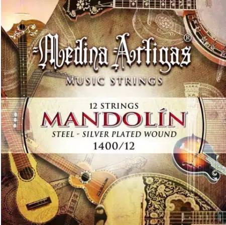 Set de cuerdas Medina Artigas 1400/12 para mandolina 12 cuerdas