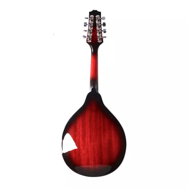 Mandolina electroacústica Etinger cherry 8 cuerdas con funda