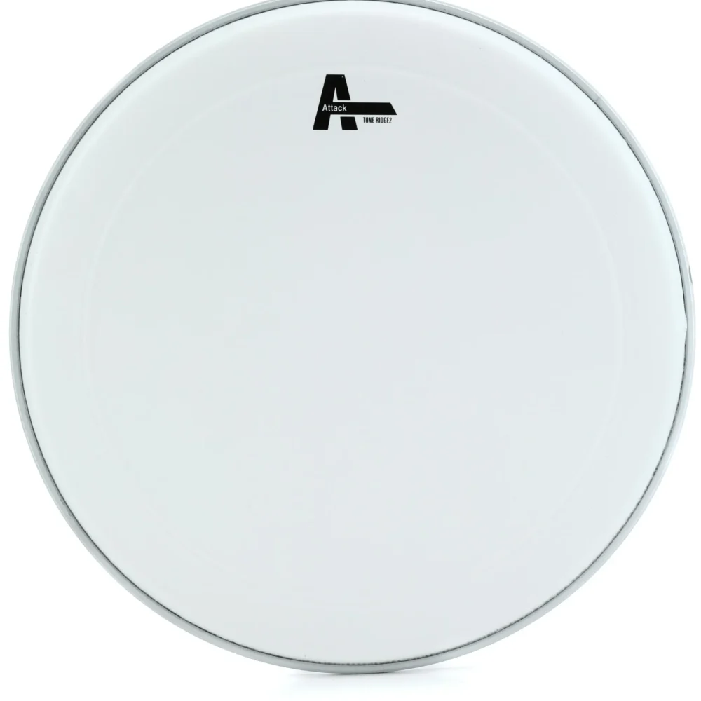 Parche Attack ToneRidge2 Coated 14 pulgadas doble capa blanca
