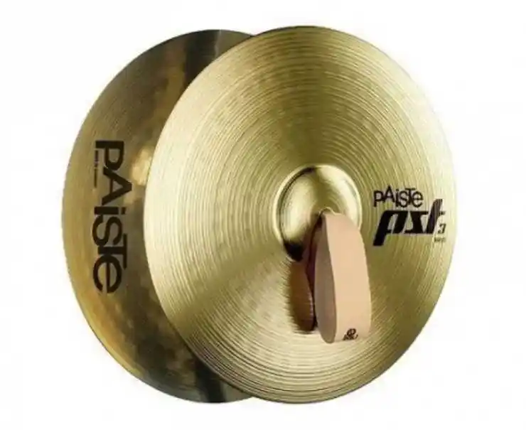 Platillos de banda Paiste 14 pulgadas con correas y fieltros incluidos