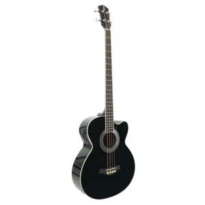 Bajo electroacústico Bilbao BIL-434-EQ BK, tapa de pícea y fondo de sapeli