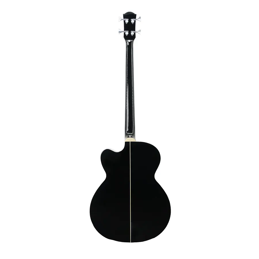 Bajo electroacústico Bilbao BIL-434-EQ BK, tapa de pícea y fondo de sapeli