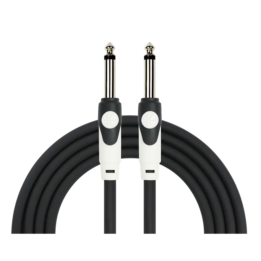 Cable de instrumento Kirlin LightGear 6m negro plug 1/4 a plug 1/4