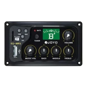 cápsula Joyo EQ-MP3 con afinador y reproductor MP3 para guitarra clásica