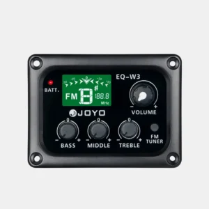 cápsula Joyo EQ-W3 para guitarra clásica con afinador y transmisión FM