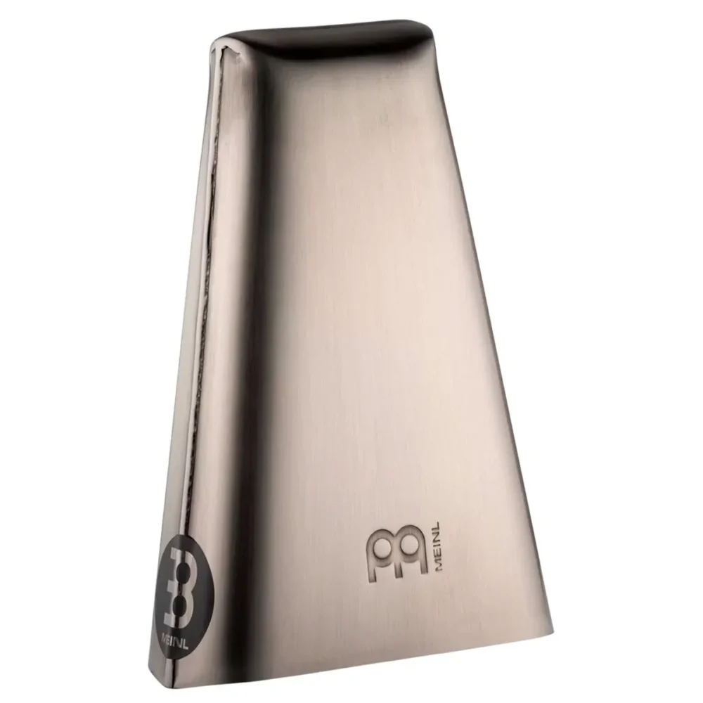 Cencerro Meinl STB815H de acero con sonido potente y cómodo agarre