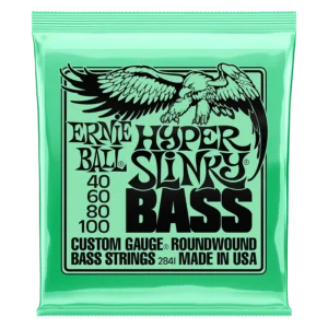 Cuerdas ernie ball 2841 hyper slinky bajo 4 cuerdas 40 100
