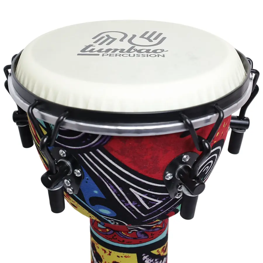Djembé Tumbao TP1062 10 pulgadas ABS con tela ajustable y funda incluida