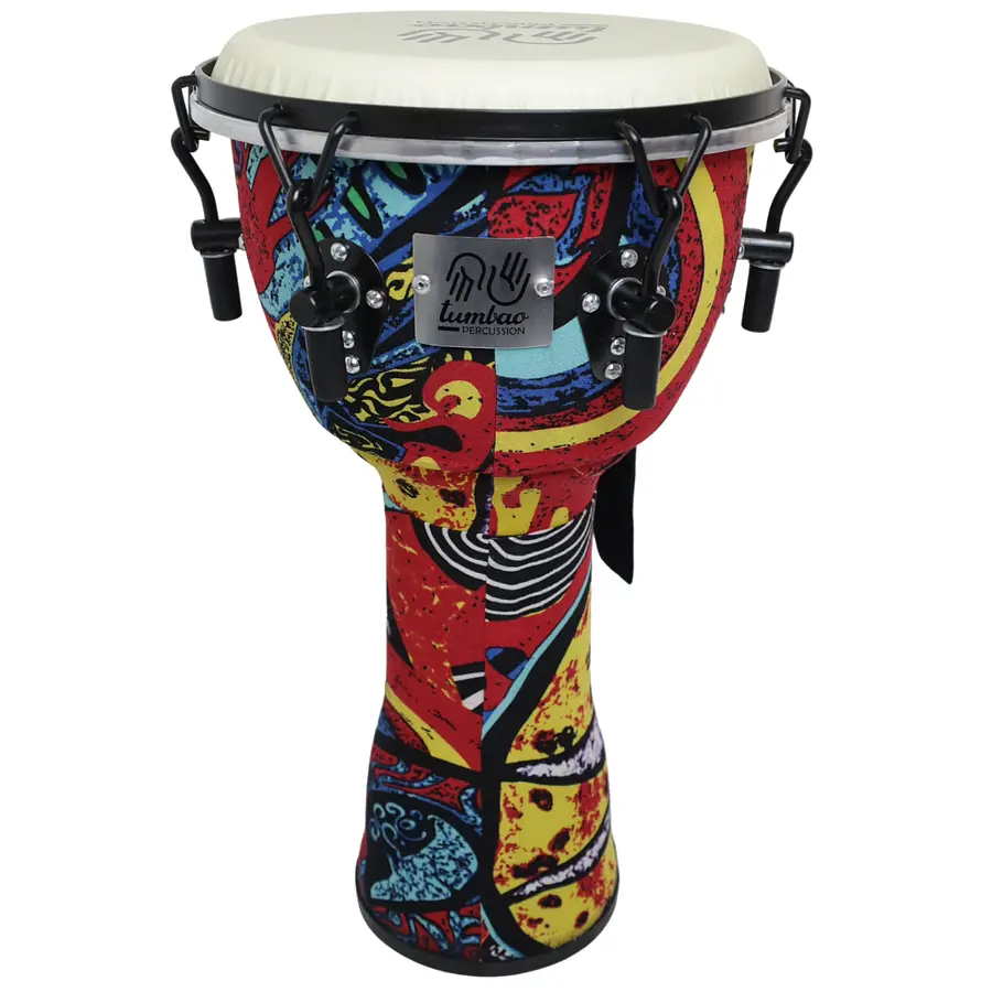 Djembe Tumbao TP1062 10 pulgadas ABS con tela ajustable y funda incluida