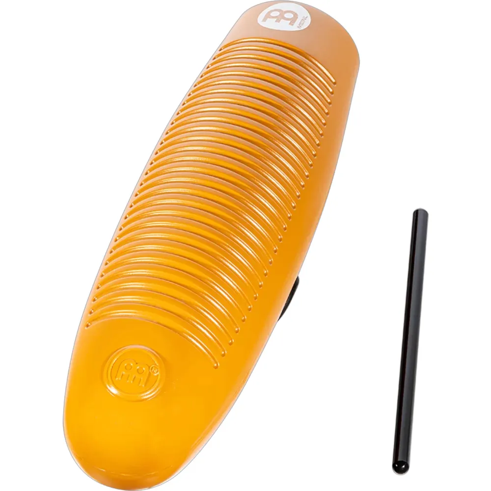 Güiro Meinl Turbo GU9 de resina con tres texturas de raspado y gran durabilidad