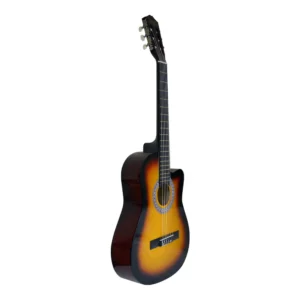 guitarra acústica cutaway zaragoza huelva 39 pulgadas sunburst
