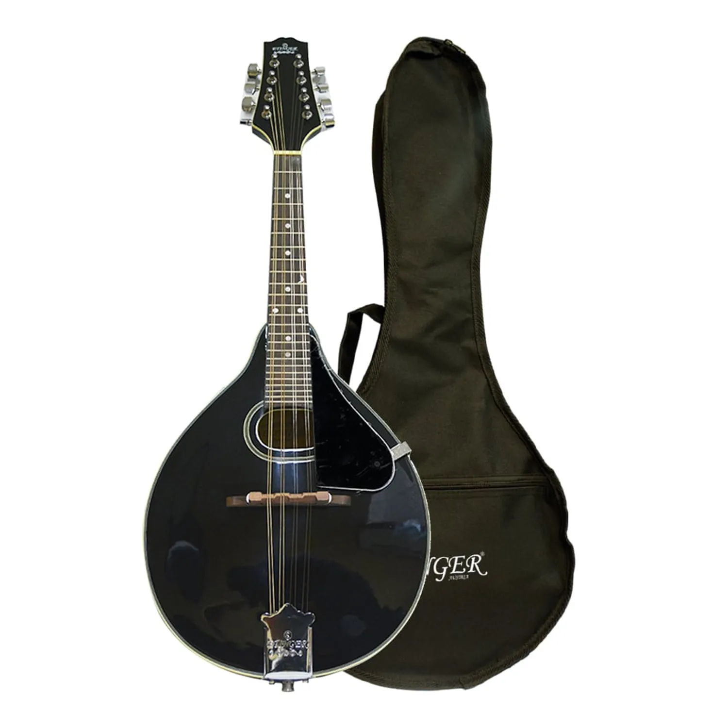 Mandolina etinger bac-200 bk 8 cuerdas color negro