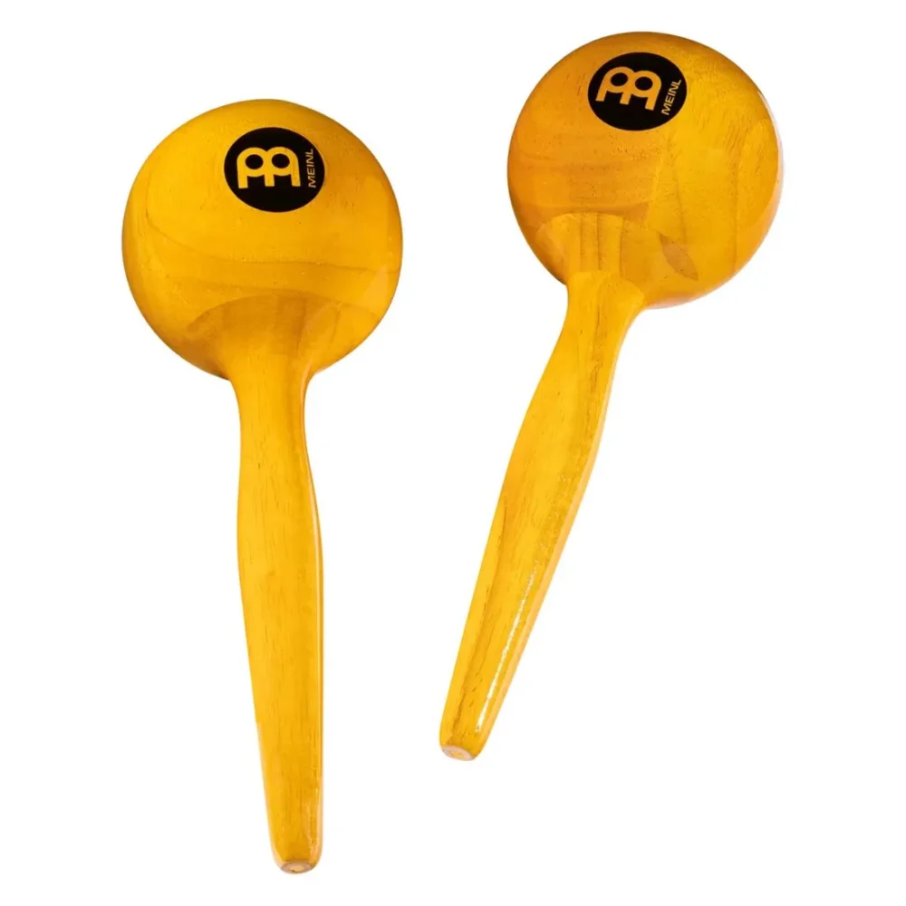 Maracas redondas Meinl MWM2AM de madera natural con sonido cálido