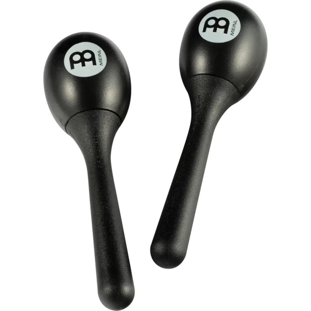 Maracas Meinl PEMBK tipo huevo con mango ergonómico y sonido nítido