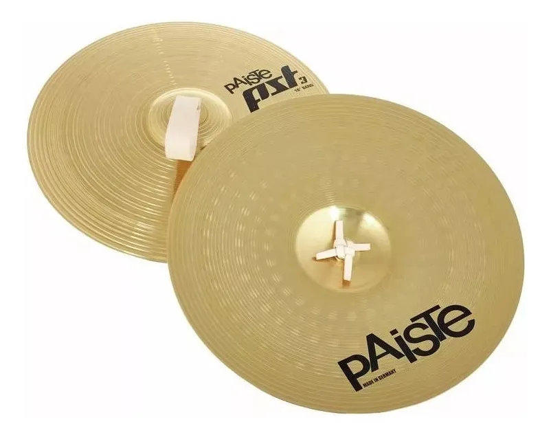 Par de platillos Paiste PST3 16 pulgadas para banda, con correas incluidas