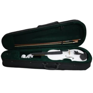 Violín livorno 1/2 color blanco liv-27wh con arco y estuche