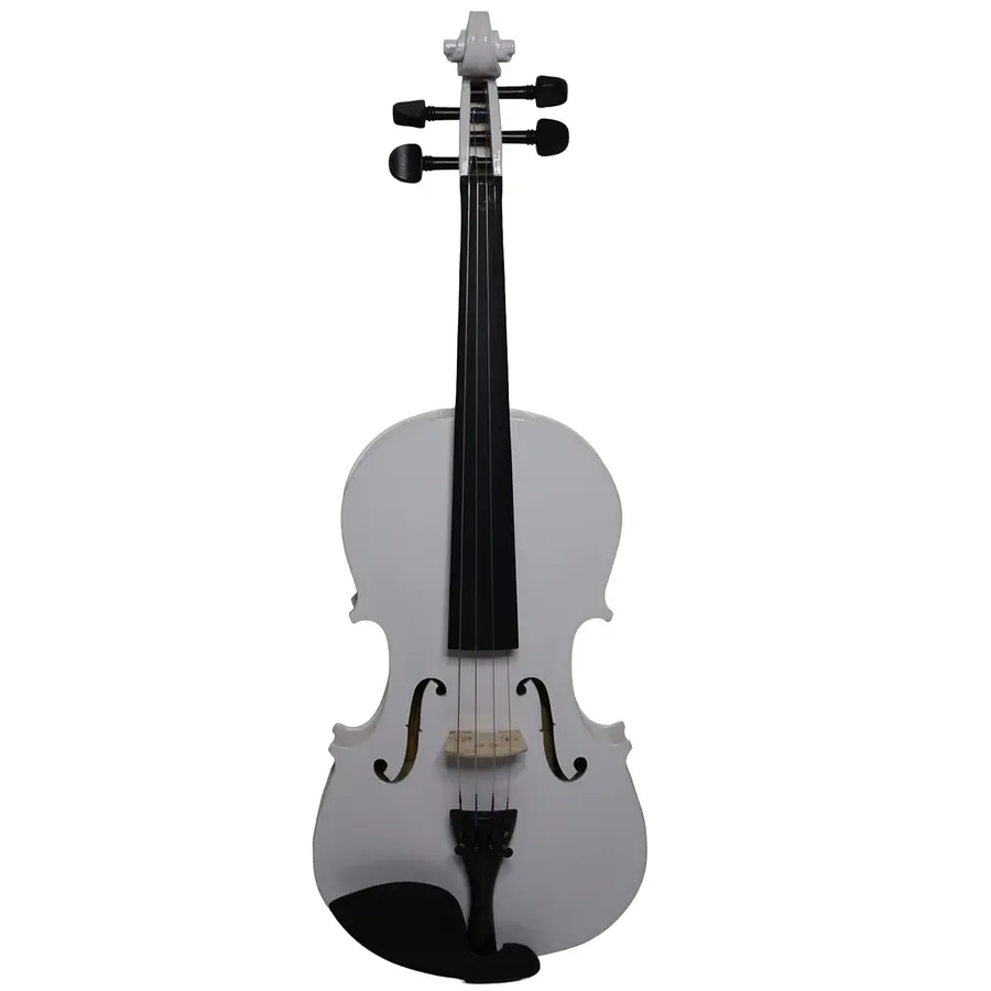 Violín livorno 4/4 color blanco liv-20wh acústico