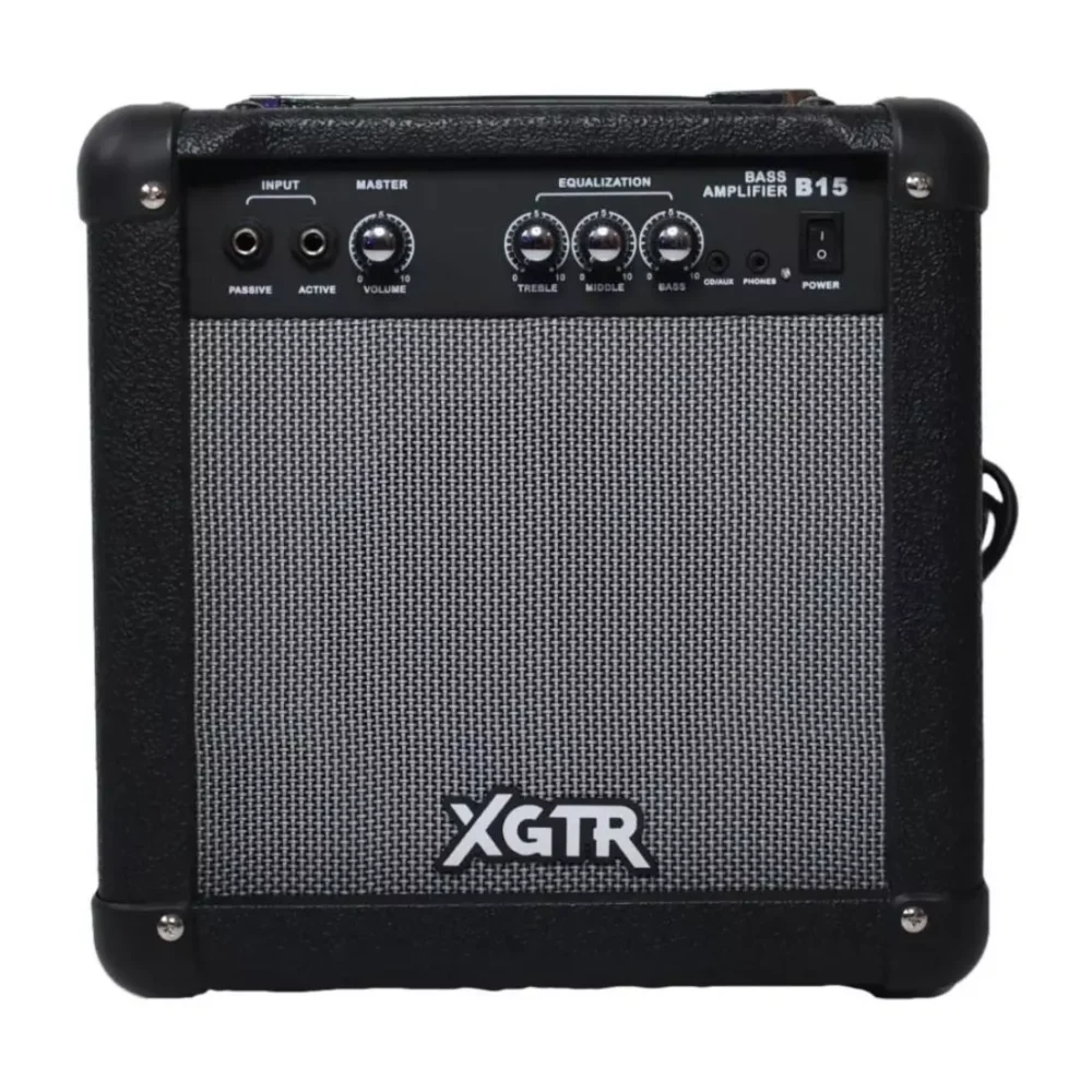 amplificador para bajo electrico xgtr b-15 15w