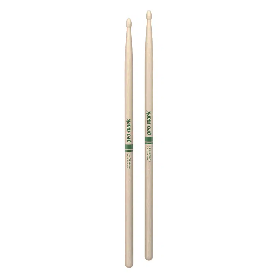 baquetas promark 5a raw hickory punta de madera