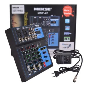 mixer Mekse MNP-4P 4 canales bluetooth usb