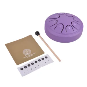 steel tongue drum rmx 4.5 pulgadas 8 tonos lila
