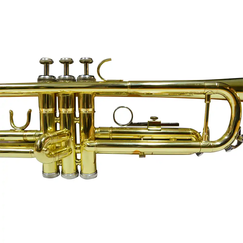 Trompeta dorada Bellagio TRO-82 en Bb con case e ideal para estudio musical