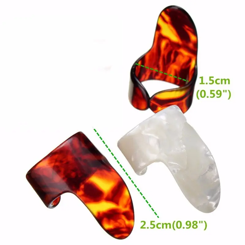 Uñeta dedal Scorpion para índice o dedo medio ideal para guitarra fingerstyle