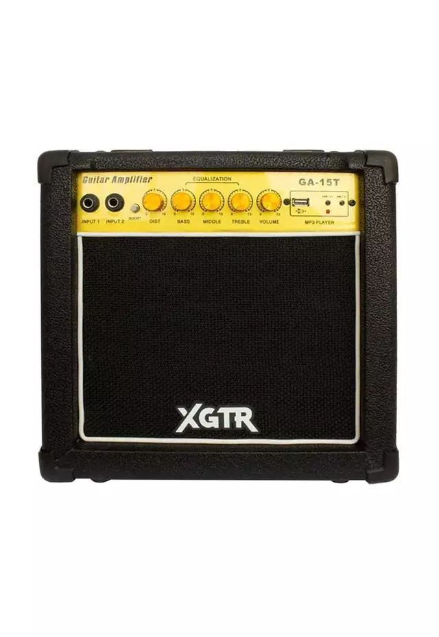 amplificador guitarra 15 watts con distorsion