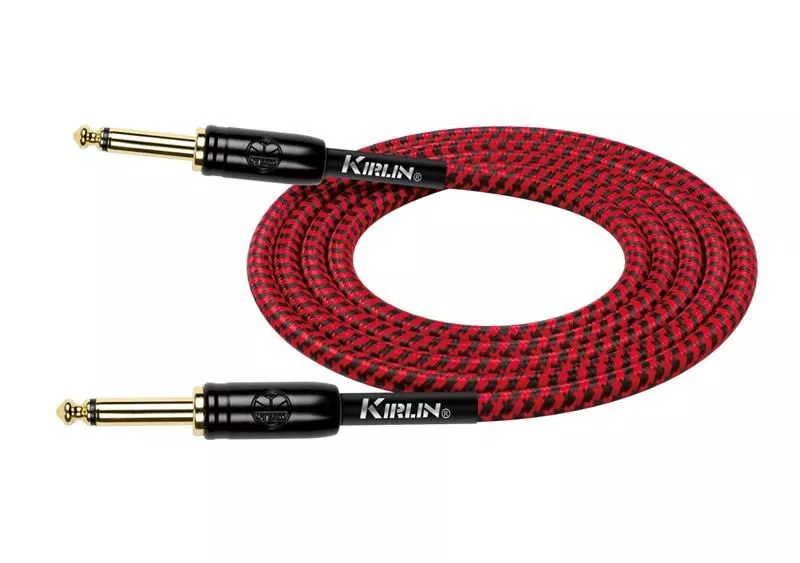 cable instrumento 6 metros kirlin rojo