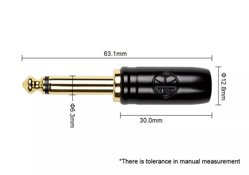 cable instrumento 6 metros kirlin rojo