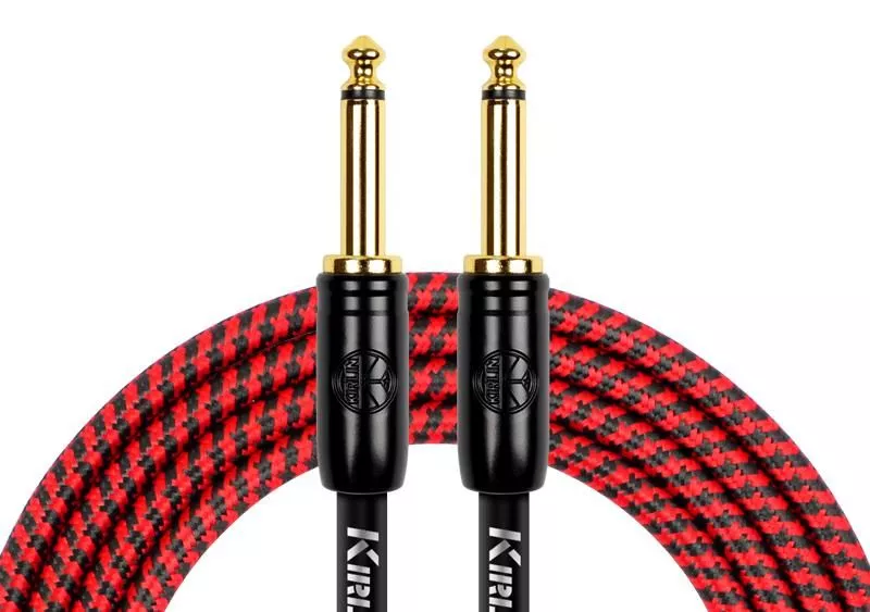 cable instrumento 6 metros kirlin rojo