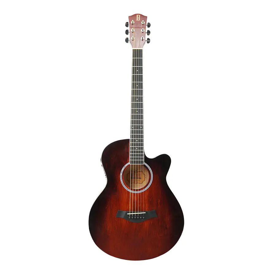 guitarra electroacustica 40 pulgadas bilbao flame