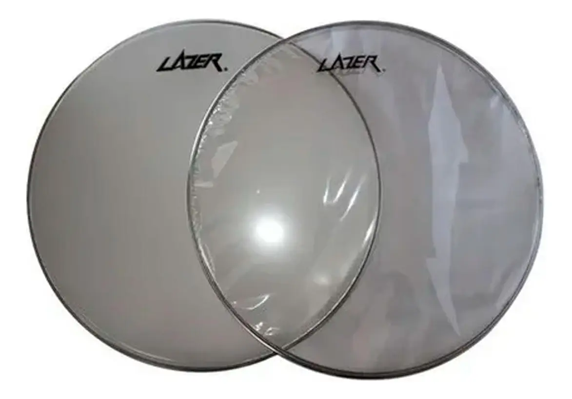 parche bateria 12 pulgadas transparente