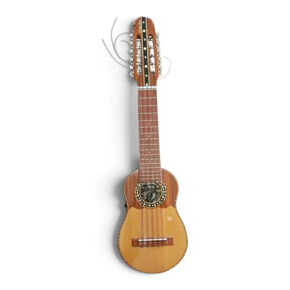 Charango Quispe Torrez EQ KLT de naranjillo con cápsula activa y afinador digital