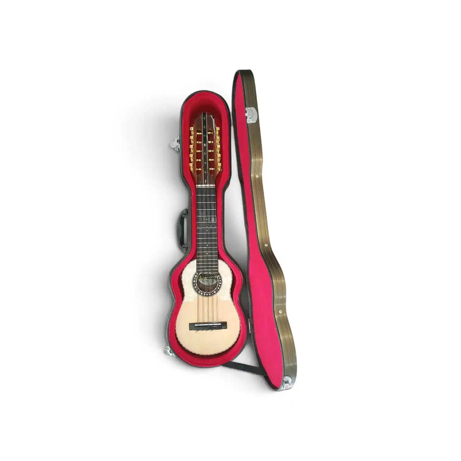 Charango Carlos Quispe Torrez EQ Royal Concierto artesanal boliviano de jacarandá y ébano