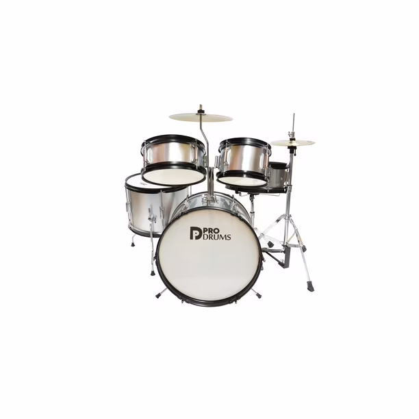 Batería junior Pro Drums PRD03 SV plateada de 5 piezas
