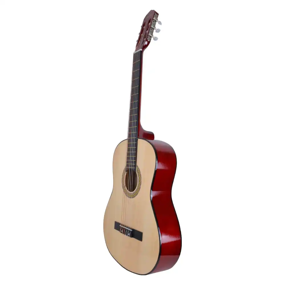 Guitarra Acapulco 39 pulgadas clásica con cuerdas de nylon y acabado natural