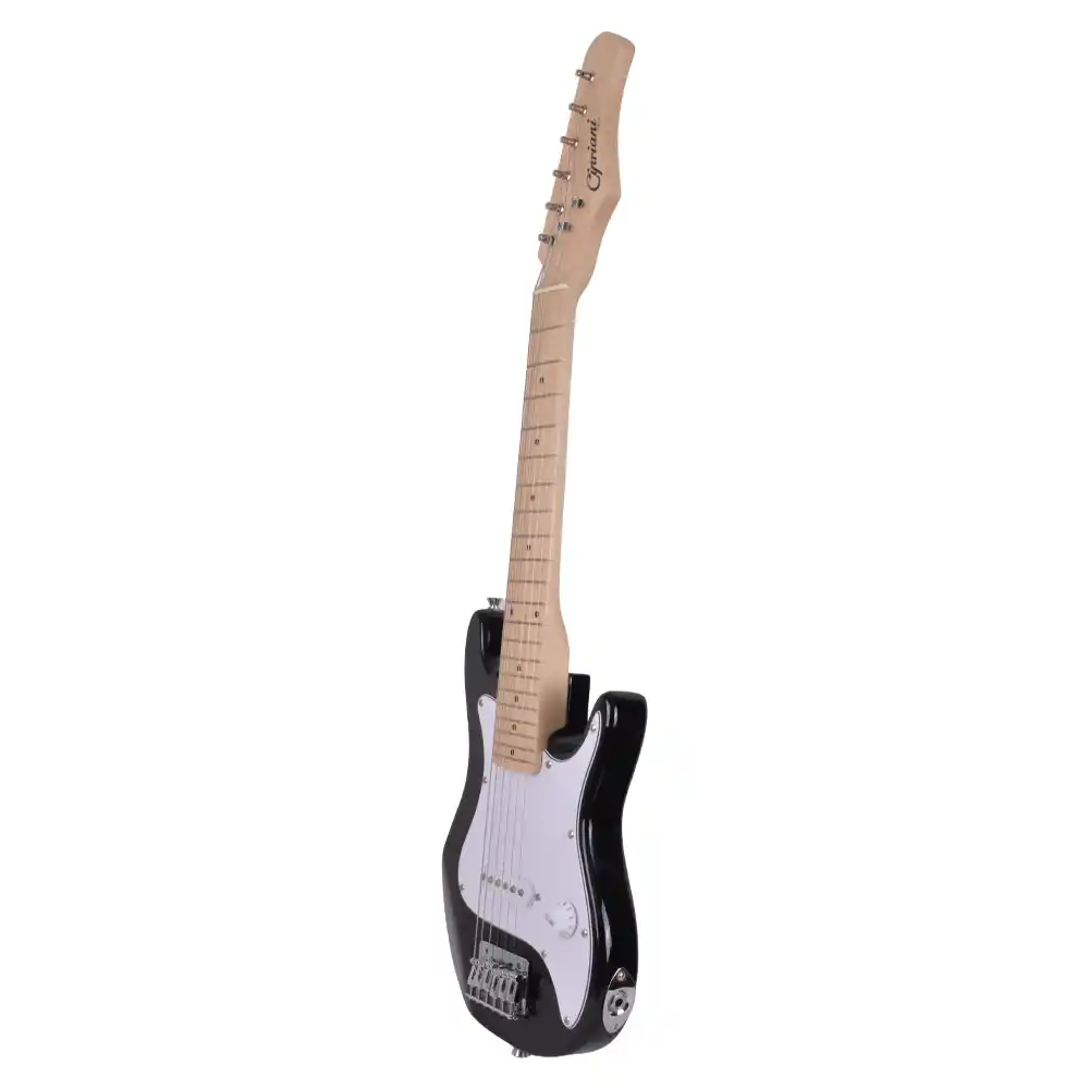 Guitarra infantil Cipriani PKW2W negra con amplificador 2W y accesorios