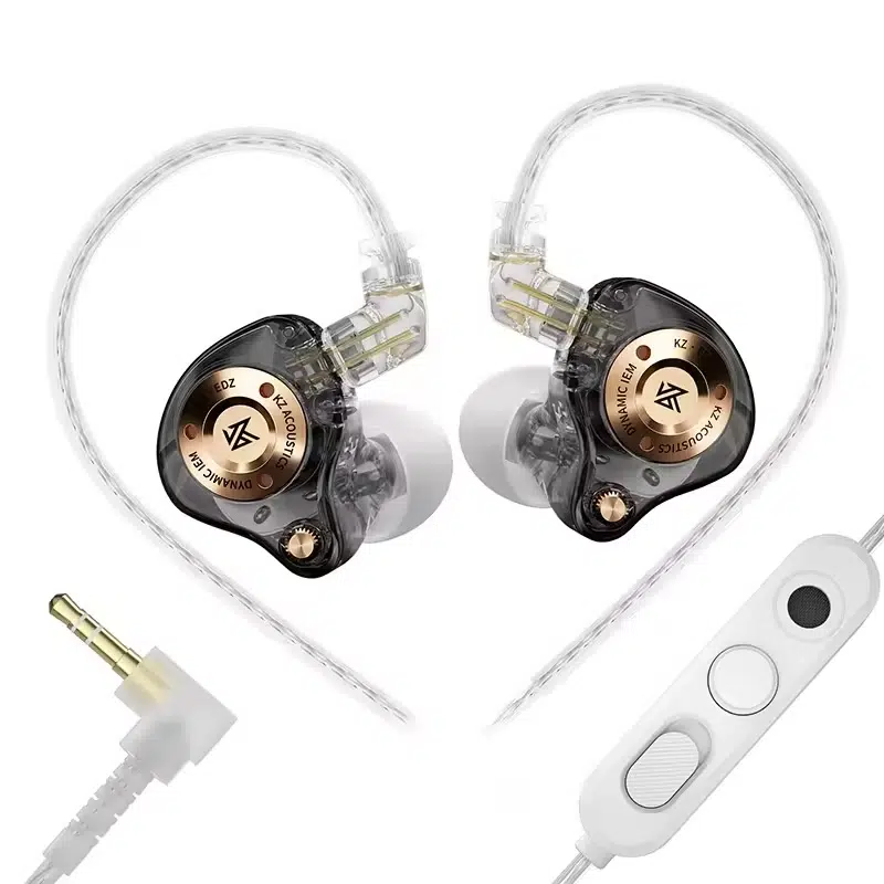Audífonos KZ EDZ In-Ear Monitor con cable reemplazable y micrófono