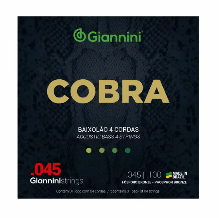 cuerdas bajo Giannini EBASF Phosphor Bronze 45-100