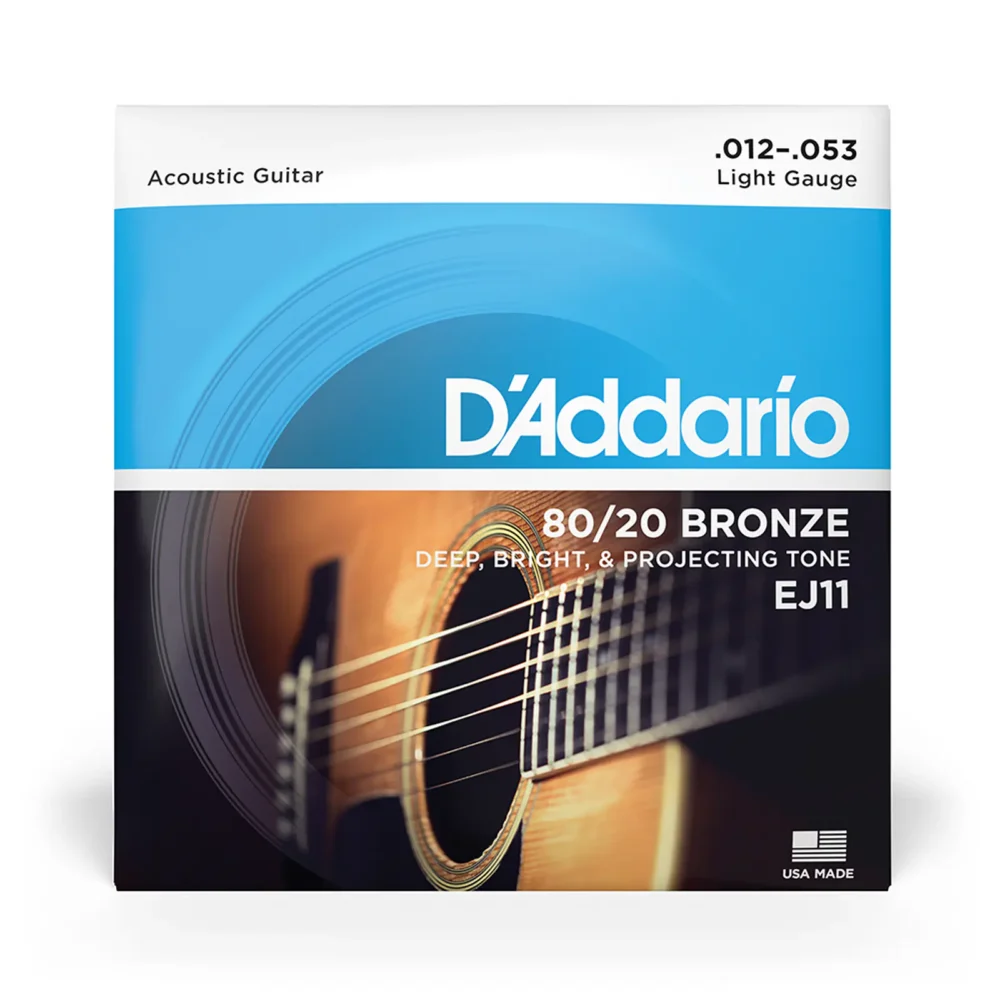 cuerdas D’Addario EJ11 12-53 80/20 Bronze para guitarra acústica