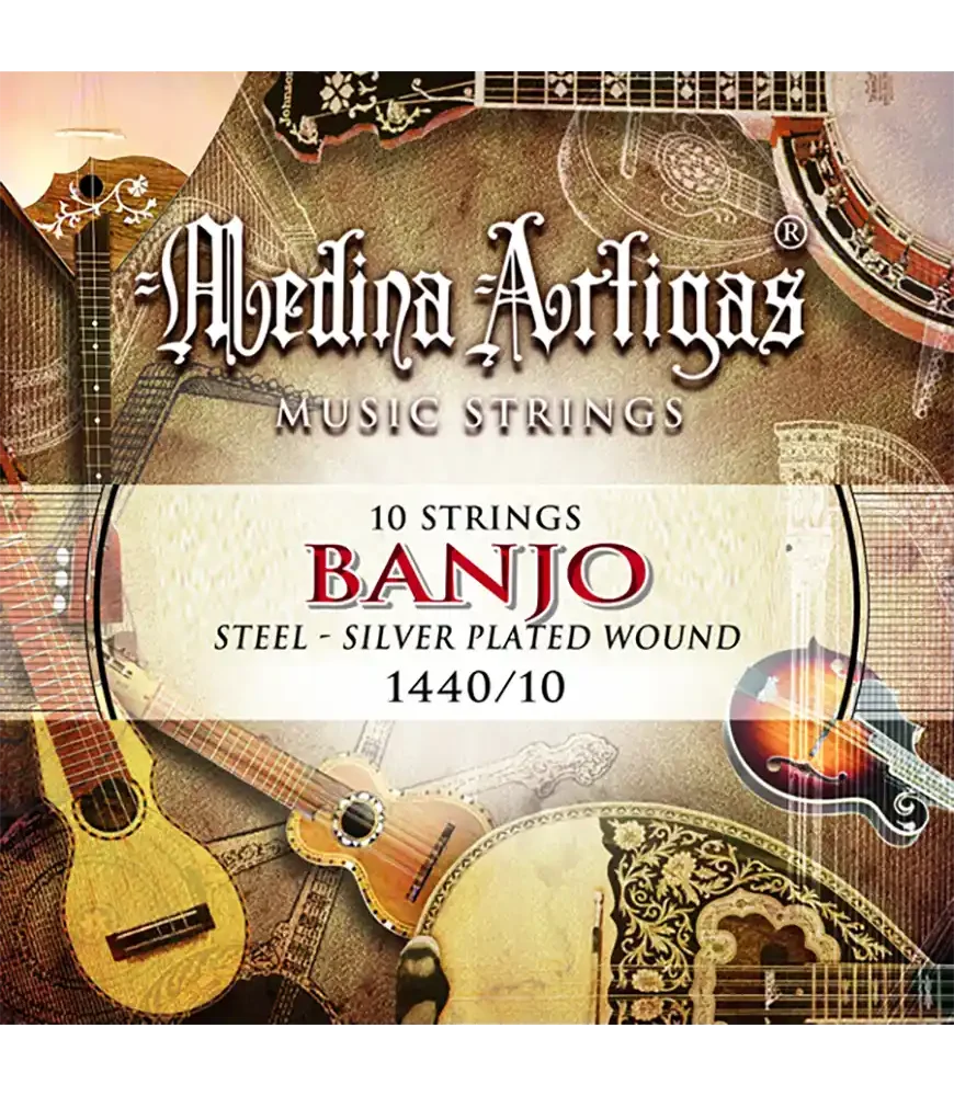 cuerdas Medina Artigas 1440-10 para banjo de 10 cuerdas