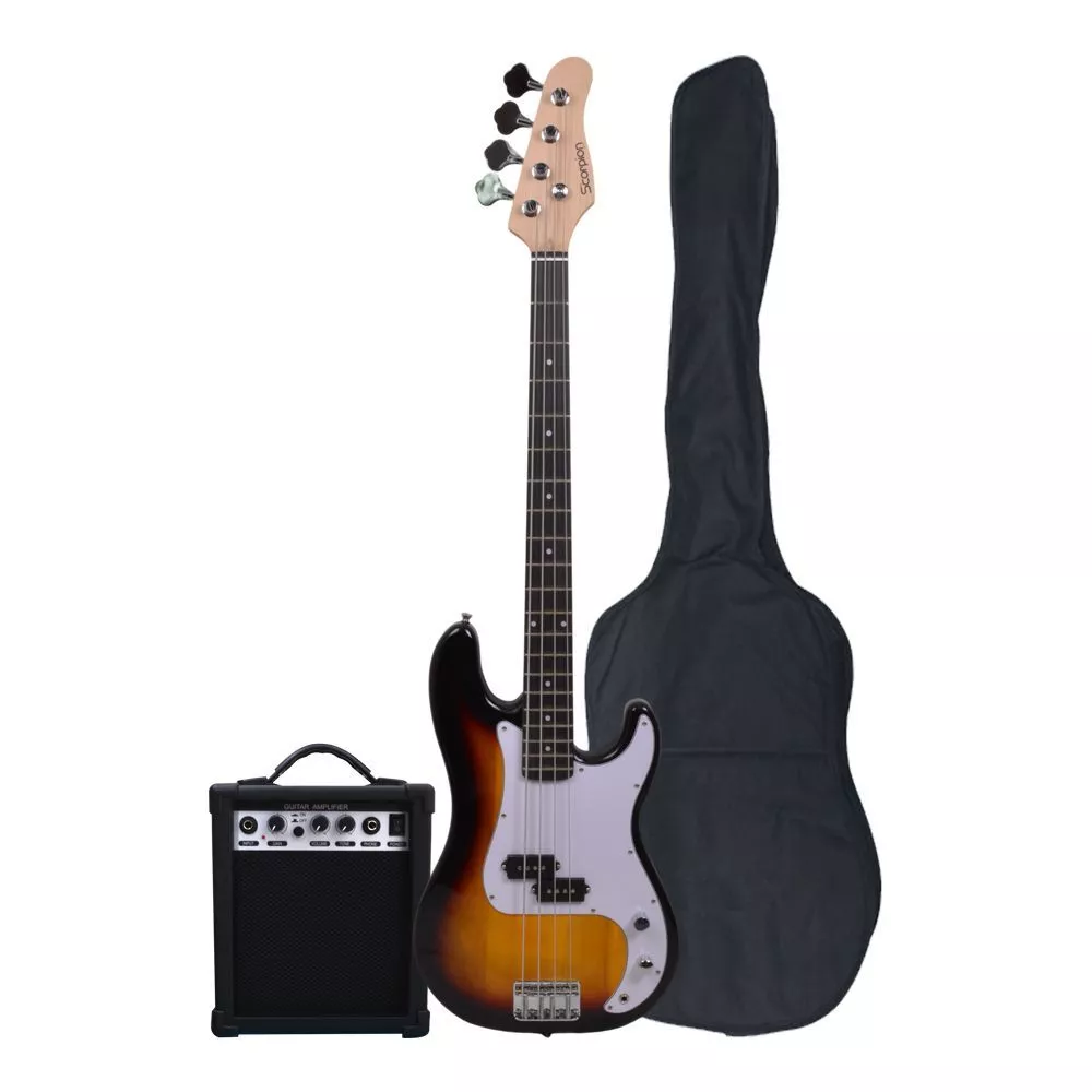 pack bajo Scorpion PSB-200 Sunburst con amplificador 20W