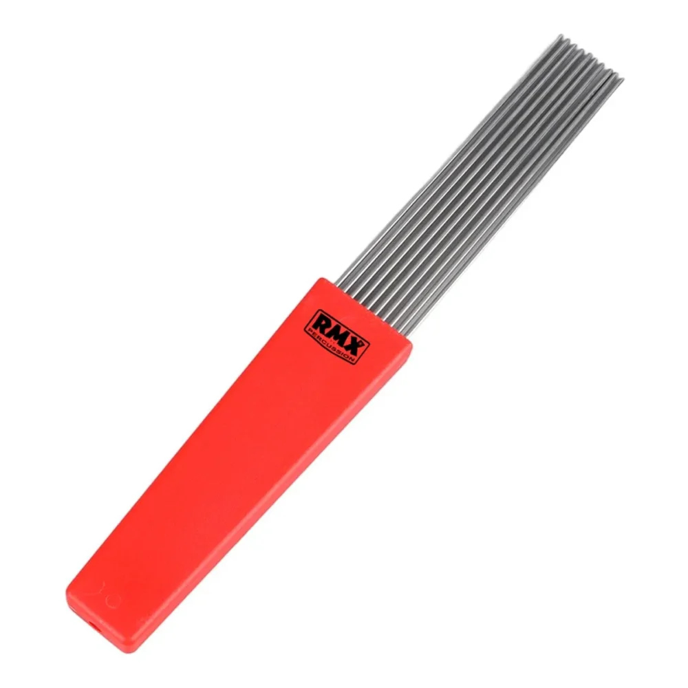 peine güiro RMX GBR-17 de 27 cm con mango rojo