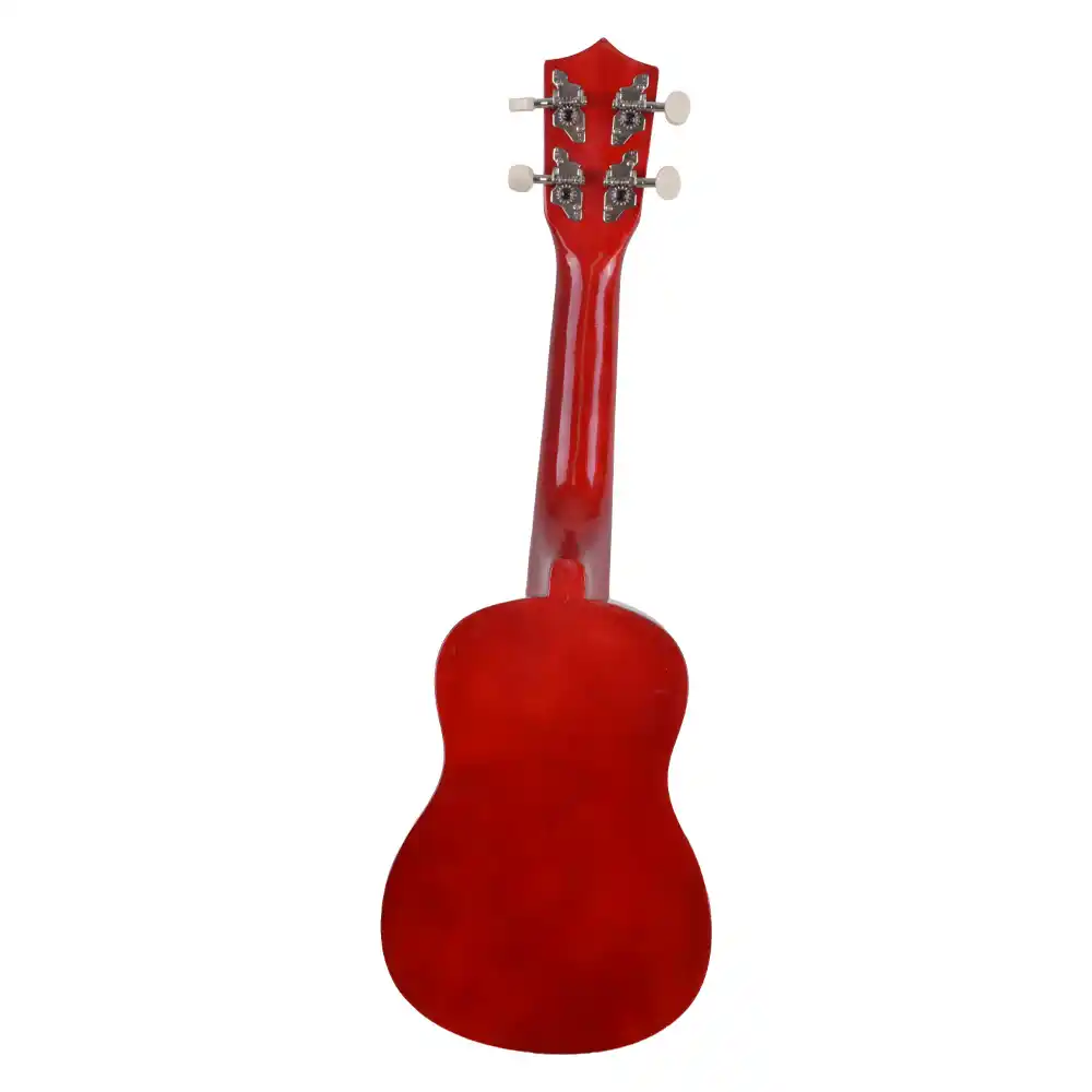 ukelele soprano Acapulco natural de 21 pulgadas con funda negra